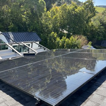 Jet X Pro Cleaning Services - View of professionally cleaned solar panels - Pressure Washers Near Me Jet X Pro Cleaning Services - View of professionally cleaned solar panels - Pressure Washers Near Me