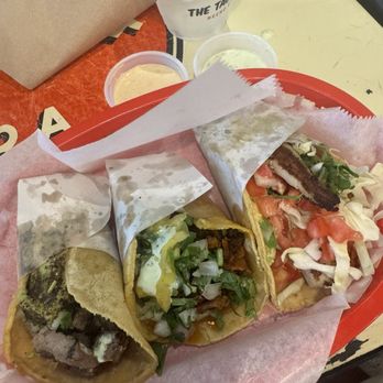 The Taco Stand - CARNE ASADA TACO, AL PASTOR TACO, PESCADO TACO (MAHI MAHI) - Mexican Near Me - Miami, Florida