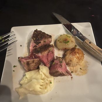 Orchid Steakhouse - The porterhouse steak and mashed potatoes - Italian Near Me - Bethlehem, Pennsylvania