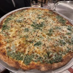 Kinchley's Creamed Spinach Pizza