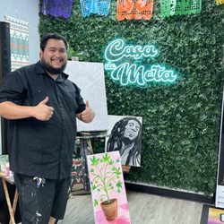 Casa de Mota - Zach did such an amazing job at our paint and chill event on 420! The vibes were super chill.  He smoked a WIFI- OG through the process...