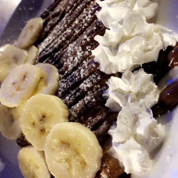 iCafe de Paris - Nutella crepe with banana and whip cream - Creperies Near Me - Orlando, Florida