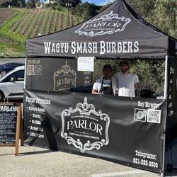 The Parlor - Craft Chili & Smash Burgers - The Parlor pop-up at Fallbrook Winery. Check them out on IG @eatparlor.