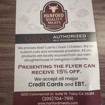Hanford Meats - Butcher Near Me - Tracy, California Hanford Meats - Butcher Near Me - Tracy, California