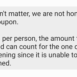 Bikram Yoga Of Crofton - Text message from the owner after I sent the screenshot