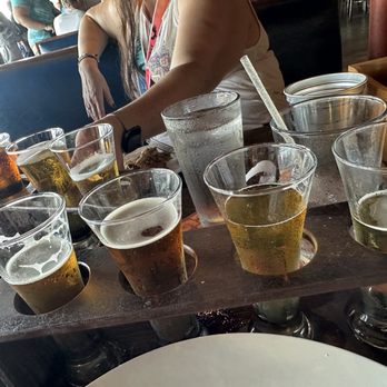The Waterfront Brewery - Beer flight - Seafood Near Me - Key West, Florida The Waterfront Brewery - Beer flight - Seafood Near Me - Key West, Florida
