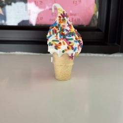 Parkside Dairy - Mini vanilla soft serve with sprinkles. Very mini.