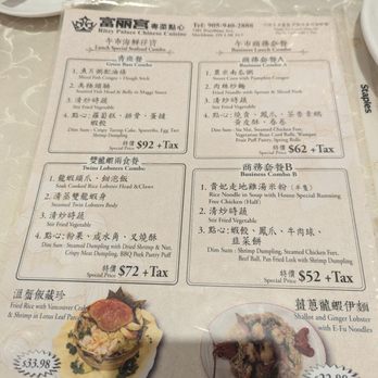 Ritzy Palace Chinese Cuisine - Business lunch specials - Chinese Near Me - Markham, Ontario Ritzy Palace Chinese Cuisine - Business lunch specials - Chinese Near Me - Markham, Ontario