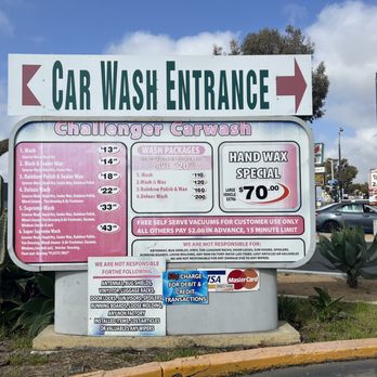 Challenger Car Wash - New price. April 2023. - Car Wash Near Me - San Diego, California Challenger Car Wash - New price. April 2023. - Car Wash Near Me - San Diego, California