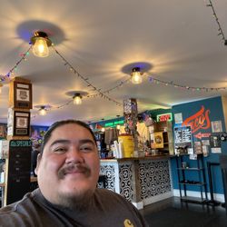 Mad Tacos - Me inside mad taco