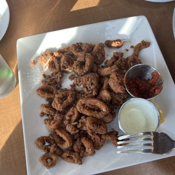 Johnny's Harborside - Fried Calamari - Seafood Near Me - Santa Cruz, California Johnny's Harborside - Fried Calamari - Seafood Near Me - Santa Cruz, California