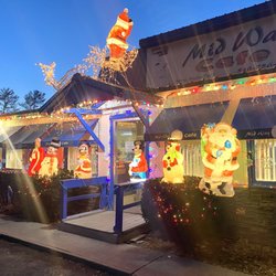Mid Way Cafe - Festive Entrance to the Midway Cafe