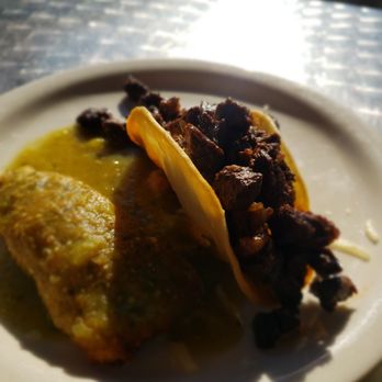 Taco Temple - Carne asada taco (stuffed!) and Chile relleno - Mexican Near Me - Morro Bay, California Taco Temple - Carne asada taco (stuffed!) and Chile relleno - Mexican Near Me - Morro Bay, California