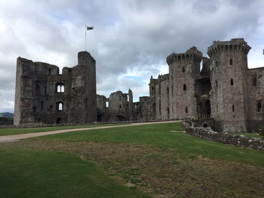 Raglan Castle by null