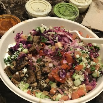CAVA - Half rice and Half salad bowl - Mediterranean Near Me - Pasadena, California CAVA - Half rice and Half salad bowl - Mediterranean Near Me - Pasadena, California