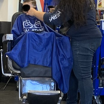 All-Starz Barbershop - My son getting his hair cut. - Barbers Near Me - Henderson, Nevada All-Starz Barbershop - My son getting his hair cut. - Barbers Near Me - Henderson, Nevada