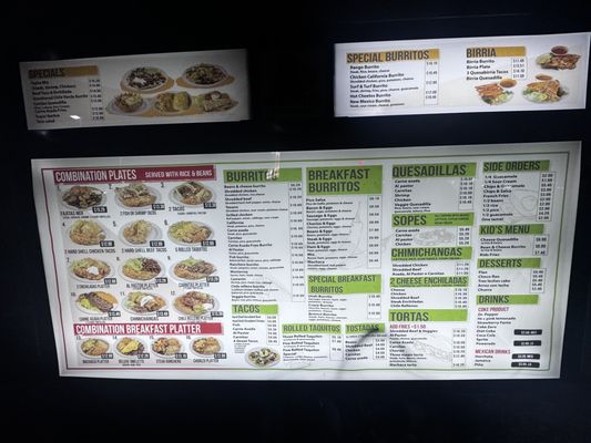 Menu photo 8 Benchitos Salt Lake City, UT