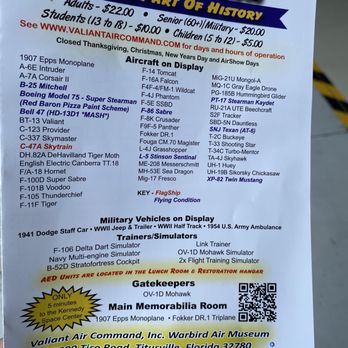 Valiant Air Command - Program - Museums Near Me - Titusville, Florida