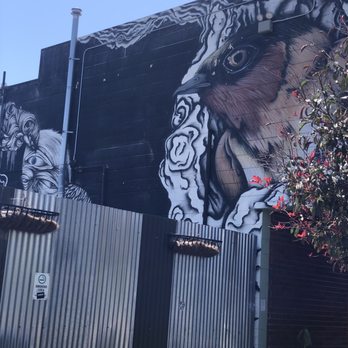Robin Mural - Robin flying by, not from building. - Public Art Near Me - Oakland, California Robin Mural - Robin flying by, not from building. - Public Art Near Me - Oakland, California