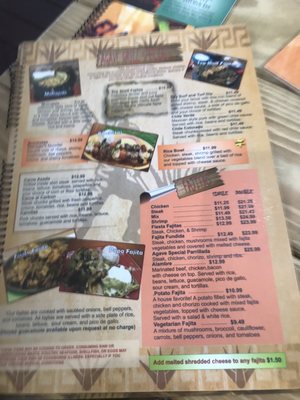 Menu photo 2 El Agave Mexican Grill - New Albany New Albany, MS Menu photo 2 El Agave Mexican Grill - New Albany New Albany, MS