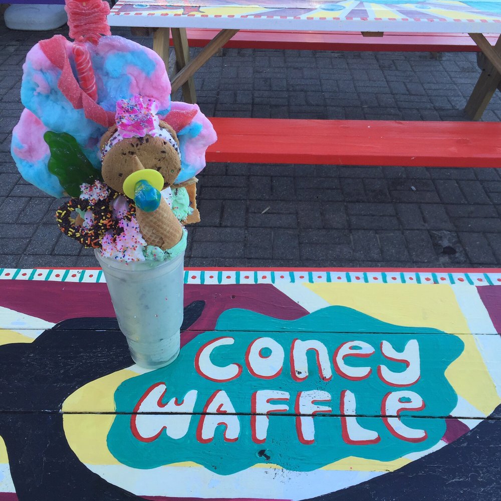 Coney Waffle - The amazing mint chocolate chip shake - Ice Cream & Frozen Yogurt Near Me - Belmar, New Jersey Coney Waffle - The amazing mint chocolate chip shake - Ice Cream & Frozen Yogurt Near Me - Belmar, New Jersey