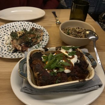 Galit - Balkan Stuffed Cabbage, Chicken Thigh and basmati pilaf - Mediterranean Near Me - Chicago, Illinois