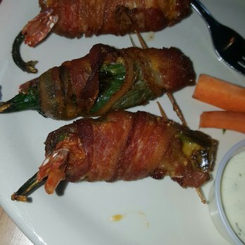 Seafood Shack - Bacon-wrapped, shrimp-stuffed jalapenos. - Seafood Near Me - Dallas, Texas Seafood Shack - Bacon-wrapped, shrimp-stuffed jalapenos. - Seafood Near Me - Dallas, Texas