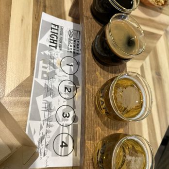 The Rail - Beer flight - Breweries Near Me - Anchorage, Alaska