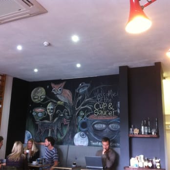 Cup And Saucer - David Firth mural! - Cafes Near Me - Leeds, XWY