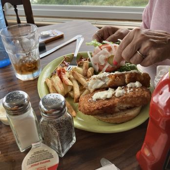 The Overlook Restaurant - Cod sandwich - American Near Me - Leavenworth, Indiana The Overlook Restaurant - Cod sandwich - American Near Me - Leavenworth, Indiana