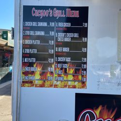Cuckoos Grill - Menu