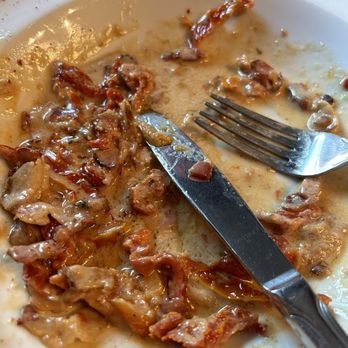 Mezzo Ristorante & Lounge - The very chewy "cured" bacon & sub-dried tomato chunks. - Italian Near Me - Windsor, Ontario Mezzo Ristorante & Lounge - The very chewy "cured" bacon & sub-dried tomato chunks. - Italian Near Me - Windsor, Ontario