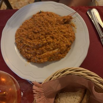 Trattoria all'Ara Coeli - Risotto with shrimp - Roman Near Me - Rome, RM Trattoria all'Ara Coeli - Risotto with shrimp - Roman Near Me - Rome, RM