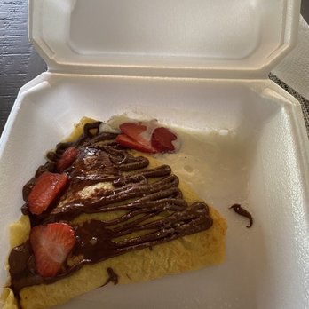 Mango y Chamoy - Strawberry and Banana crepe - Waffles Near Me - Cypress, Texas