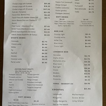 BR Cafe - Menu (back) - Brazilian Near Me - Charlotte, North Carolina BR Cafe - Menu (back) - Brazilian Near Me - Charlotte, North Carolina