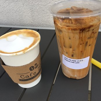 Cafe Zio - Hot cappuccino and iced Dalgona cafe latte - awesome drinks, highly recommend. - Bubble Tea Near Me - Edison, New Jersey