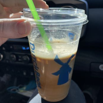 Dutch Bros Coffee - This is how much cold brew was in my large nitro cold brew I ordered. - Juice Bars & Smoothies Near Me - Provo, Utah