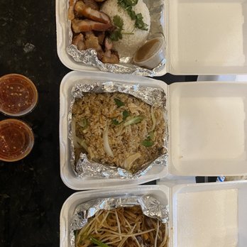 Surin Thai - Crispy pork belly, chicken fried rice, beef pat Thai - Thai Near Me - Banning, California Surin Thai - Crispy pork belly, chicken fried rice, beef pat Thai - Thai Near Me - Banning, California