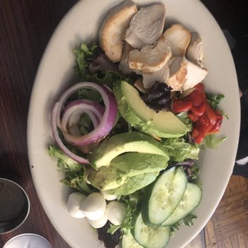 Iron Gate Cafe - Sicilian Salad with Grilled Chicken - Cafes Near Me - Albany, New York Iron Gate Cafe - Sicilian Salad with Grilled Chicken - Cafes Near Me - Albany, New York
