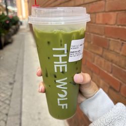 The Wolf - Matcha latte with oat milk