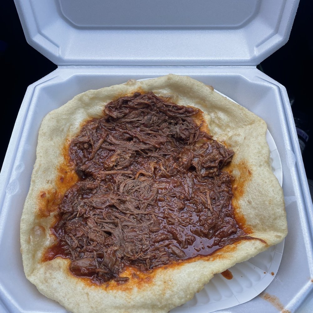 Mona's Fry Bread - Red chili ( $6) fry bread - Food Stands Near Me - Marana, Arizona Mona's Fry Bread - Red chili ( $6) fry bread - Food Stands Near Me - Marana, Arizona