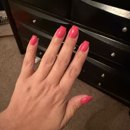 Hard gel manicure Hard gel manicure