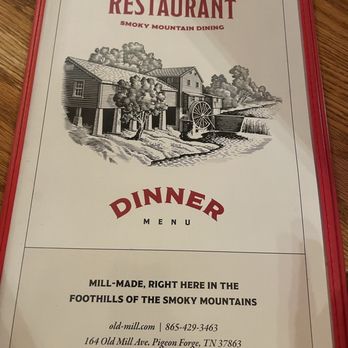 Old Mill Restaurant - Menu - American Near Me - Pigeon Forge, Tennessee Old Mill Restaurant - Menu - American Near Me - Pigeon Forge, Tennessee