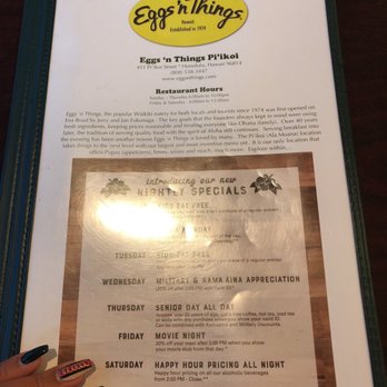 Eggs 'n Things - Breakfast & Brunch Near Me - Honolulu, Hawaii