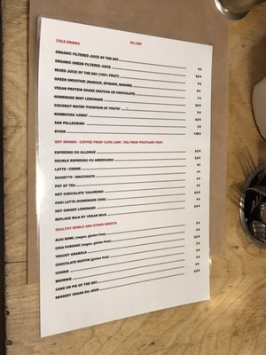 Menu photo 2 Kitchen Paris, 75 Menu photo 2 Kitchen Paris, 75