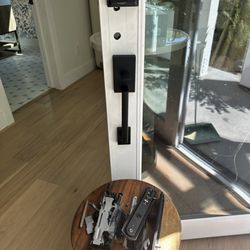 Millennial Security and Locksmith - Removed Multipoint lock system and retrofitted with a handle and key pad combo customer was very happy