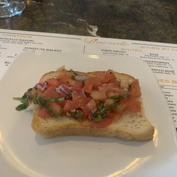 Limoncello - Bruschetta bread - Italian Near Me - Chester Springs, Pennsylvania