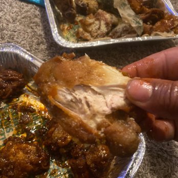Wingstop - Dry, poor quality chicken "thighs" . This place has abysmal reviews for a good reason. Quality here sucks. - Chicken Wings Near Me - Humble, Texas Wingstop - Dry, poor quality chicken "thighs" . This place has abysmal reviews for a good reason. Quality here sucks. - Chicken Wings Near Me - Humble, Texas