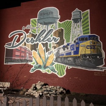 Mama Roses - A mural by local artist - American Near Me - Deshler, Ohio