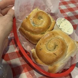 Warm Garlic Rolls